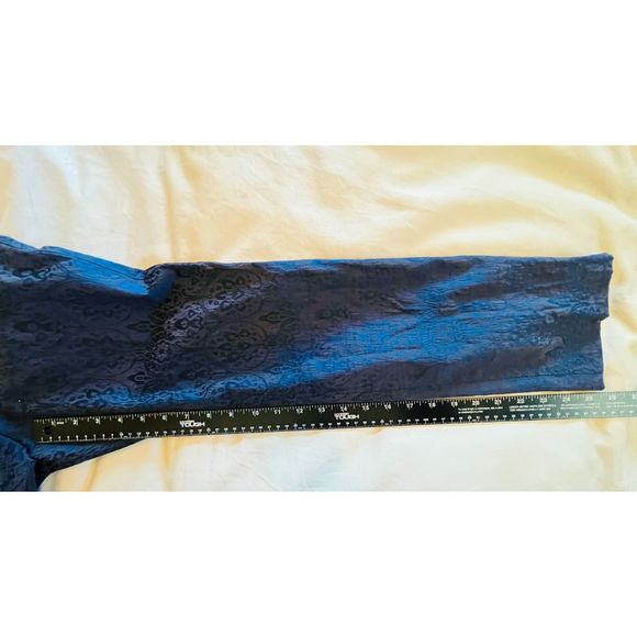 NWT White House Black Market Jacquard Blue Slim Ankle Size 2 $89 Whimsigoth - Picture 11 of 14